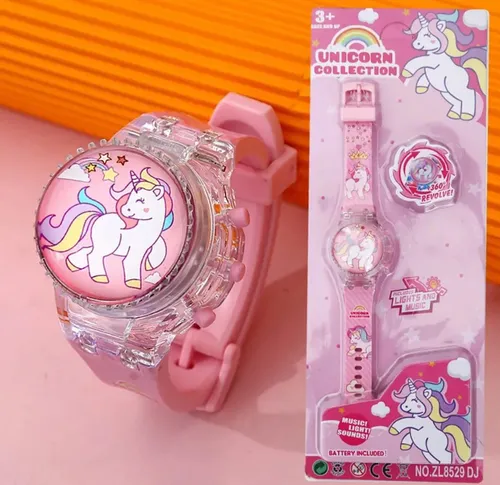 Reloj unicornio niña sale