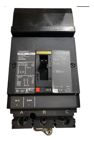 Interruptor Termomagnetico 3x50a I-line Square D Hda36050