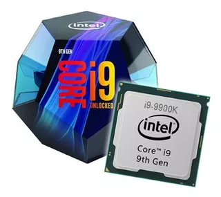 Procesador gamer Intel Core i9-9900K BX80684I99900K de 8 núcleos y 5GHz de frecuencia con gráfica integrada