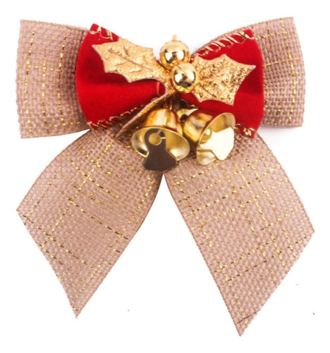 Lazo De Navidad Con Lazo De Hierro Y Campanas De Hierro, 15
