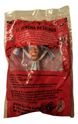 Muñeco Hincha Desatado Coca Cola Mundial 2006