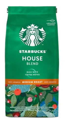 Café Starbucks House Blend Medium Roast Sachê 250g