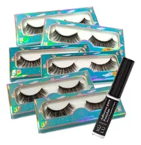 Comprar Kit Pestañas Postizas Voluminosas Tupidas 5d Con Pegamento
