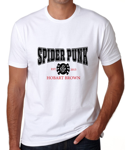 Playera Spider Man Verse Spider Punk Hobart Brown Est