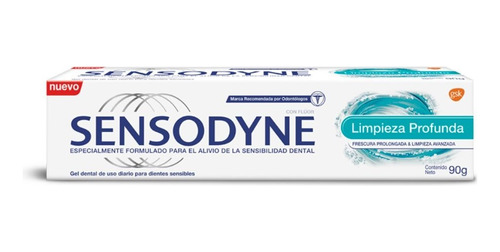 Pasta Dental Sensodyne Limpieza Profunda En Gel 90 G