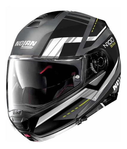 Casco Nolan N100-5 Plus Abatible Gris Lente Y Pinlock M