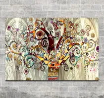 Comprar Cuadros Modernos Abstracto Arbol De La Vida 90x60cm - Canvas