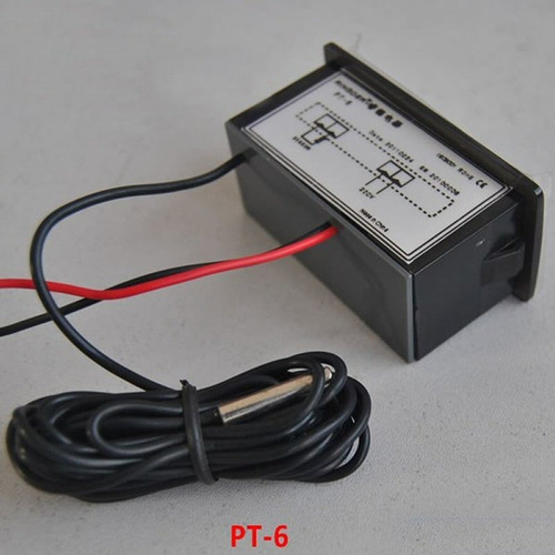 Termómetro Digital Pt-6 Se Conecta A 220v, -40 A +110 ºc