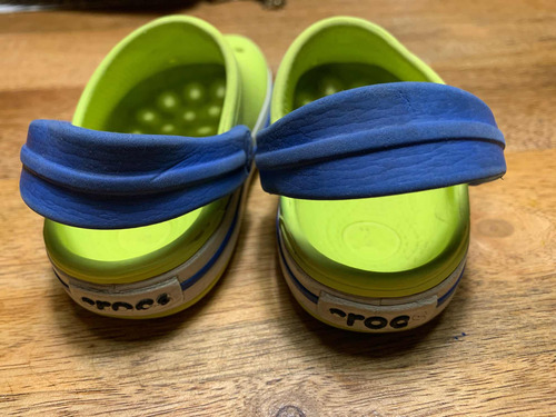 Crocs Amarillos Usados Niño 14 Cm Talle C4/5 (Usado)