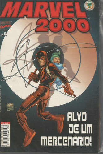 Marvel 2000 N° 04 - Em Português - Editora Abril - Formato 13 X 19 - Capa Mole - 2000 - Bonellihq Cx154 H23