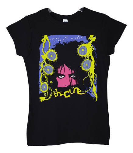 Polera Mujer The Cure Chile 23 Colores Shows Pop Abominatron