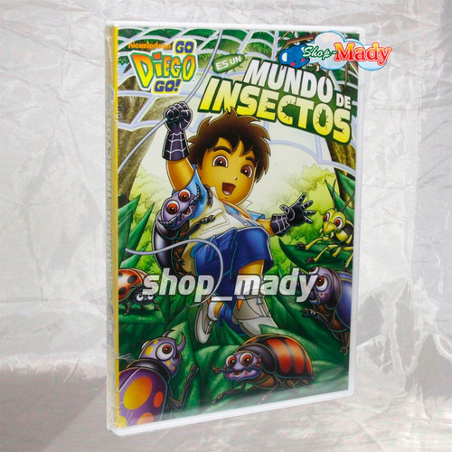 Nickelodeon Go Diego Go Es Un Mundo De Insectos Dvd Reg. 1,4