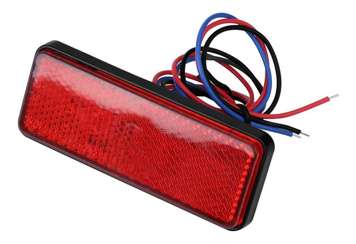 Reflector Led Rectangular Universal Para Motocicleta, Scoote