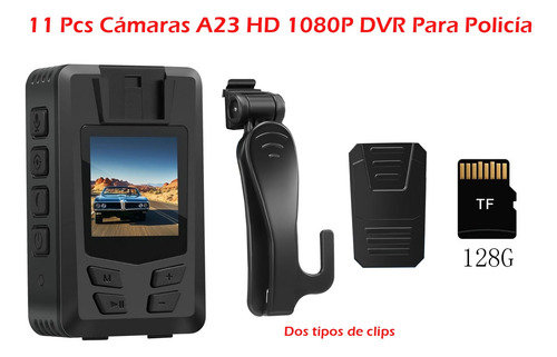 11pcs A23 Cuerpo De Policía Cámara Hd 1080p Dvr Video Cámara