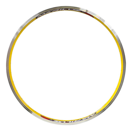 Rin Para Bicicleta R26 Aerodinamico 36h Aluminio Amarillo