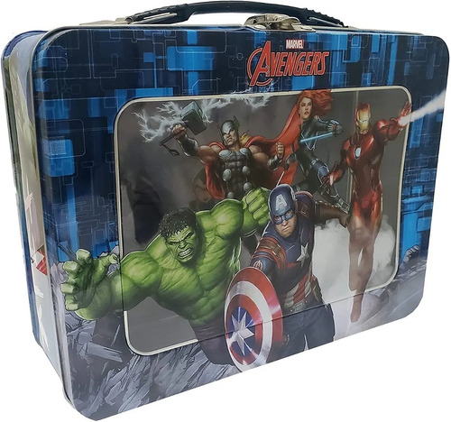 Lonchera De Estaño Con Ventana Marvel's Avengers Xl