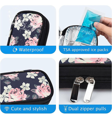 Bolsa Almacenamiento Frío Para Insulina Resistente Al Agua