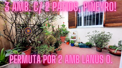 Dto 3 Amb, 83m² C/2 Patios. Expen: $4000, Permuta!