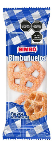 5 Pzs Bimbo Pan Dulce Bimbunuelos 99gr