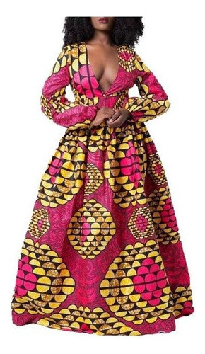 A Dashiki Vestidos Africanos Para Mujer Primavera Otoño