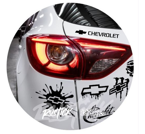 Stickers Calcos Para Chevrolet Pack X15 Vinilos Multilogo