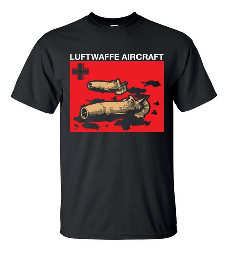 Playera Luftwaffe Flight 1948 Avion Ficticio Guerra M1783