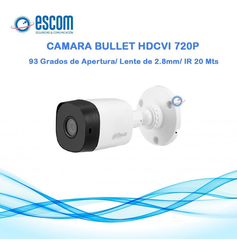 Imagen 2 de 6 de Kit Cctv 4 Camaras 720p Dahua Cables 20 Mt 1 Mpx Disco 500gb