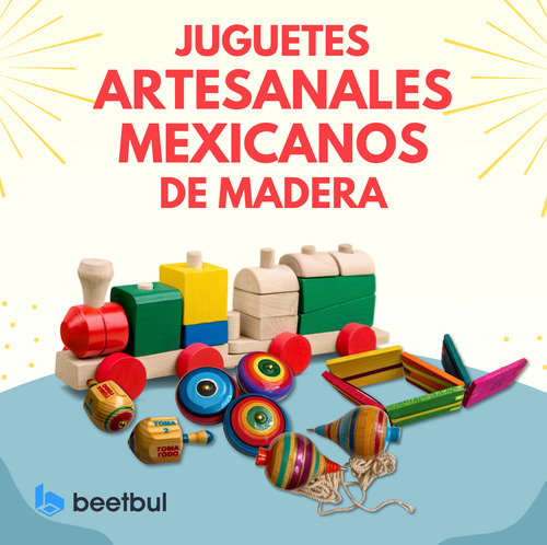 Beetbul 2pack De Pirinolas De Madera - Juego De Mesa