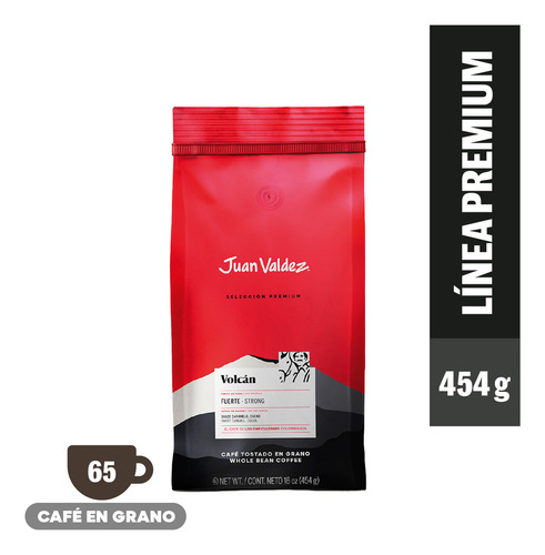 Cafe En Granos Juan Valdez Volcan 454g Original Colombia