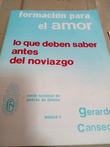 Formación Para El Amor - Canseco Gerardo