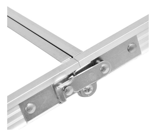 Mesa Aluminio Plegable 120x60x69 Blanca + 4 Pisos Northwest