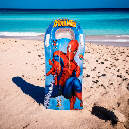 Flotador-inflable Infantill- Spiderman Y Frozen, 110 X 55 Cm