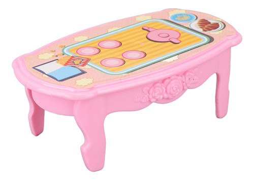 Mesa Y Sillas De Comedor Dollhouse, Seguras, De Plástico, Al