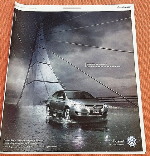 Publicidad Volkswagen Passat Tdi