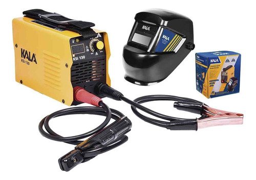 Kit Máquina Inversora Solda Tig 130a 127/220v + Máscara Aut