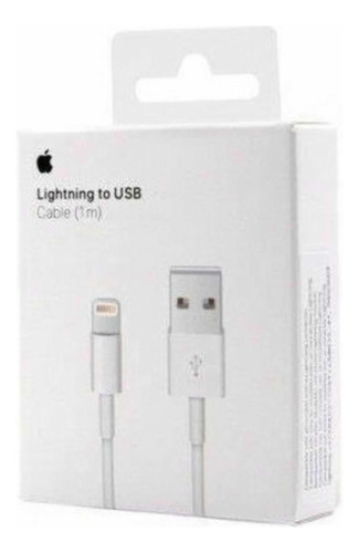 Cable Original De Apple Para iPhone Lightning 1 Metro (a1480