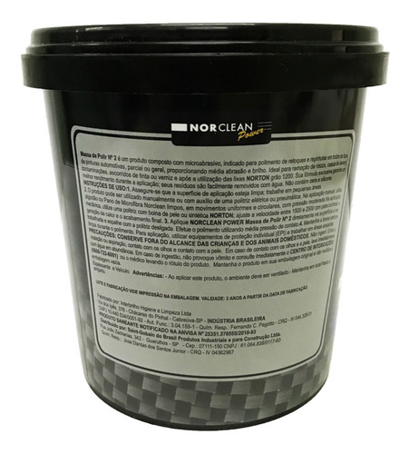 Imagen 2 de 4 de Pasta De Pulir Mediana Norclean Norton X 1kg