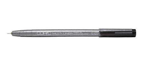 Rotulador Copic Multiliner de 0,03 mm, color negro