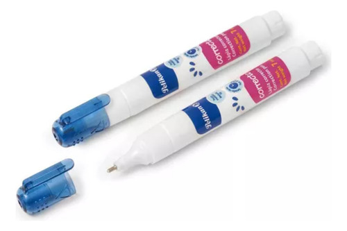 Caja X 12 Lapiz Corrector Pelikan Liquido Correcto 7 Ml