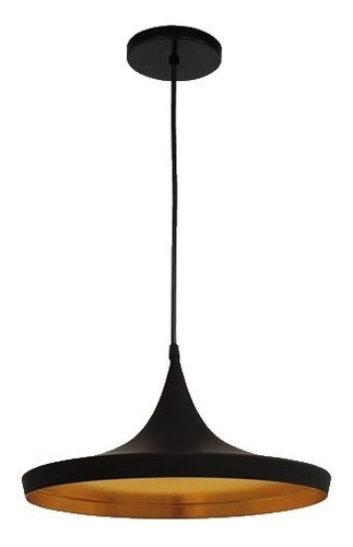 Lámpara Maxxi Decorativa Techo Aluminio Negro Interior