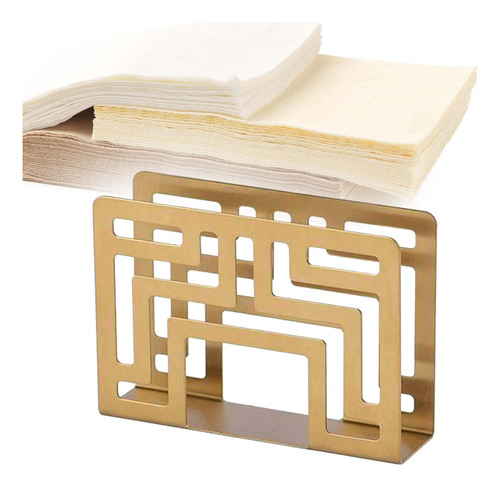 2 Servilletero, Acero Inoxidable, Servilletero De Papel, Oro