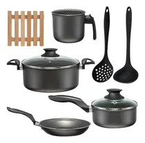 Comprar Jogo Panelas 04 Pçs + 04 Descansos + Concha + Escumadeira