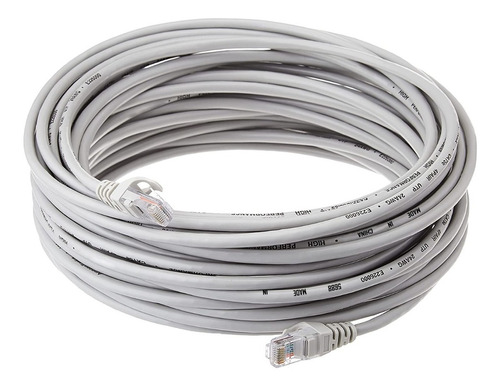 Cable De Red 20 Metros De Largo Con Conectores Rj45 Ethernet