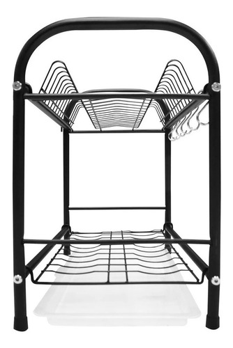Escurridor De Trastes 2 Niveles Charola Cocina Platos