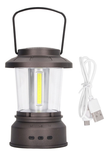 Luz Para Acampar Al Aire Libre Con Altavoz Bluetooth (blanco