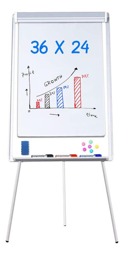 Pizarra Blanca Con Caballete  Tablero Magnético Portátil De