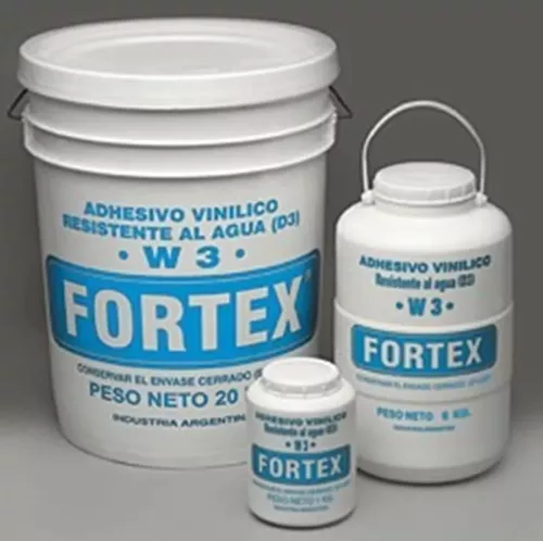Cola Carpintero Adhesivo Resistente Al Agua W3 Fortex 1kg