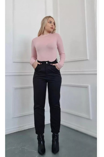 Pantalon Sastrero Recto Mujer De Vestir Formal Tendencia
