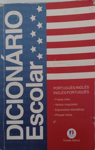 Livro Dicionário Escolar Português/inglês