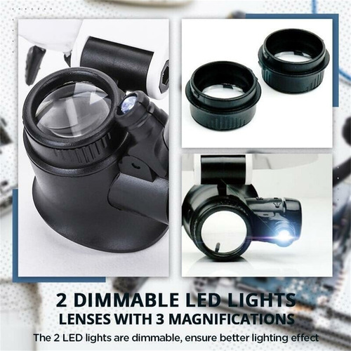 Diadema Gafas Reloj Joyero Reparación Lupa